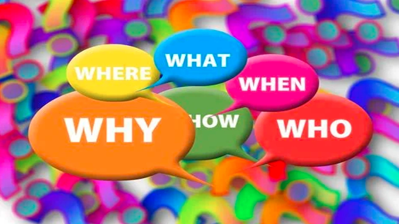 صورة شرح ادوات السؤال في اللغة الانجليزية