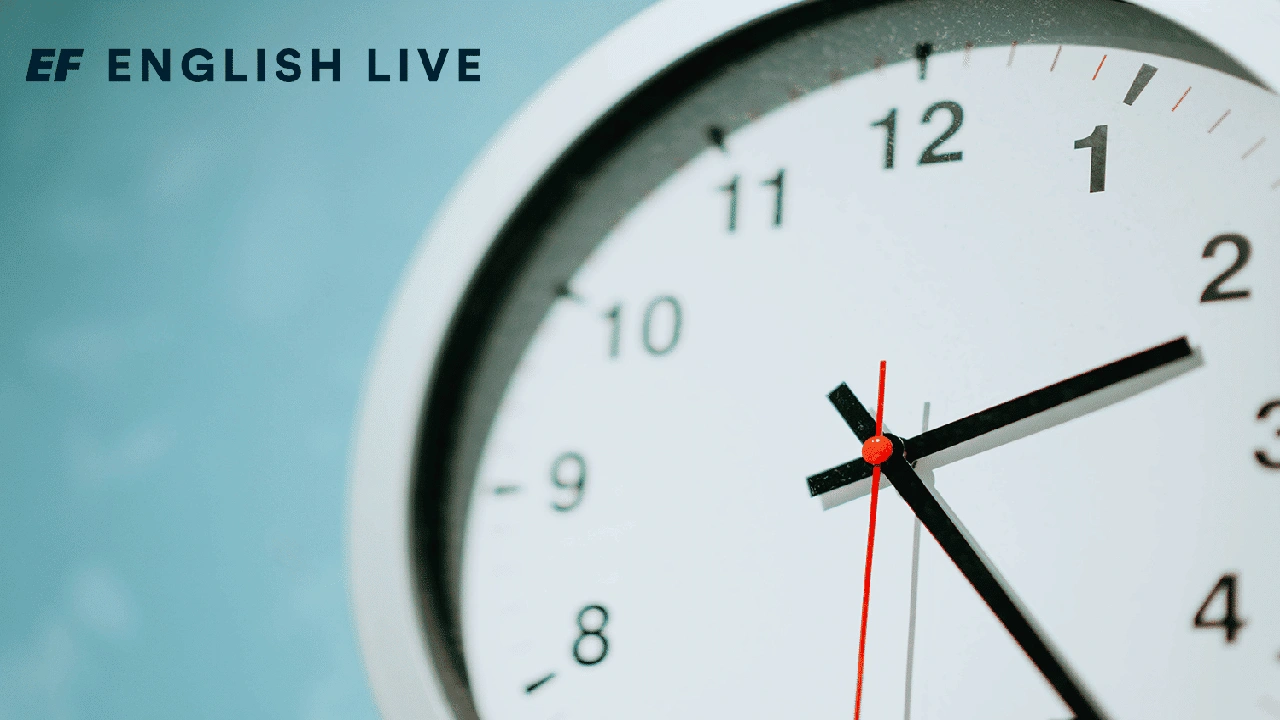 صورة شرح درس الساعات بالانجليزي