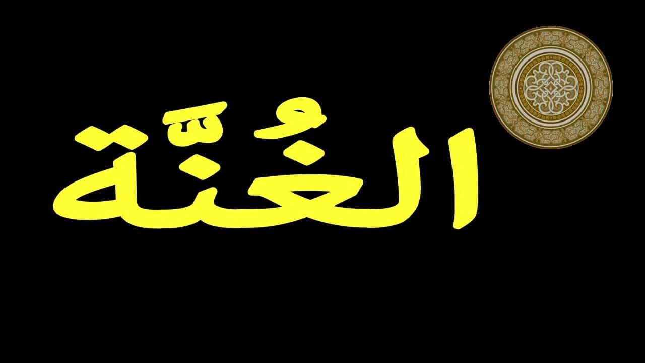 صورة شرح درس الغنة