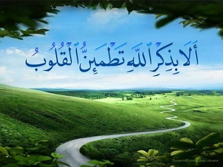 شعر ألا بذكر الله تطمئن القلوب