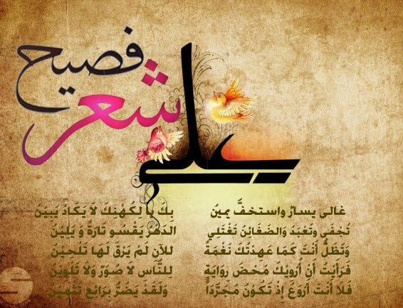 شعر الإمام علي في مدح الرسول