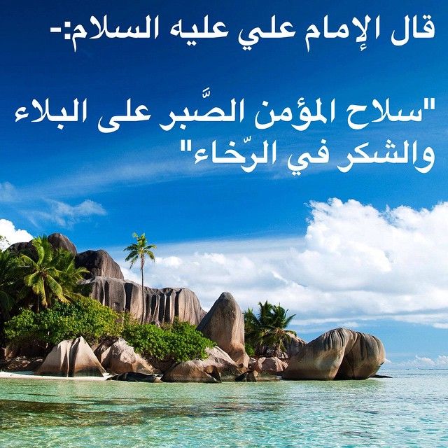 شعر الامام علي عن الصبر