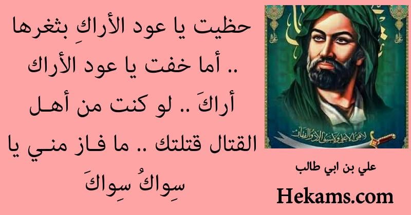 شعر الامام علي في السواك