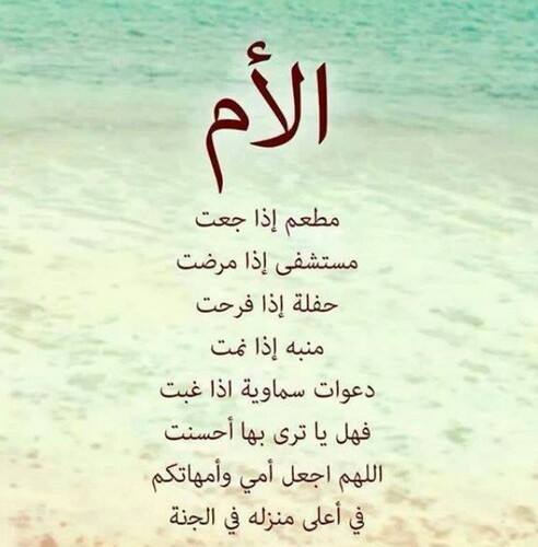شعر عن الام