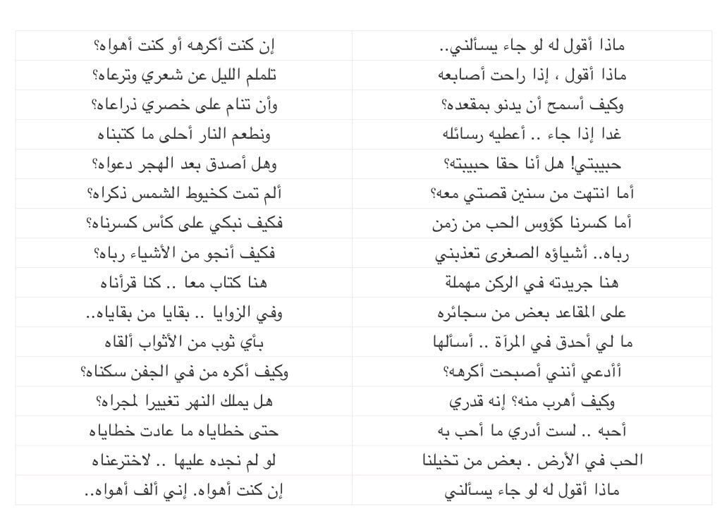 شعر عن الحب للرجل