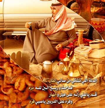 شعر في وصف الدله