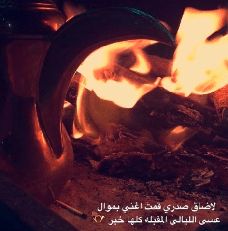 شعر في وصف النار