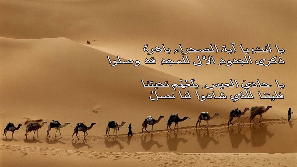شعر وصف الابل