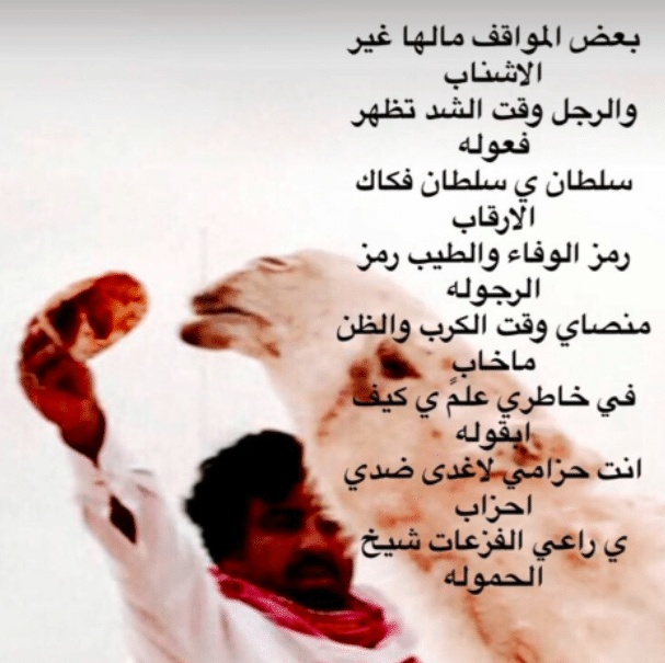 شعر وصف الرجاجيل