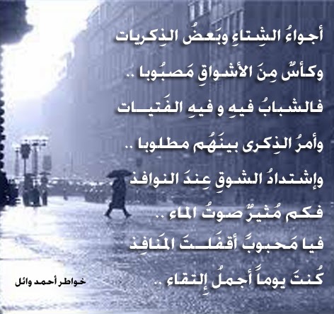 شعر وصف الشتاء