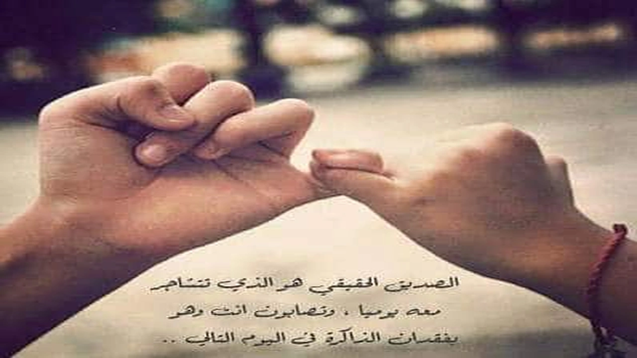 صورة شعر وصف الصديقة