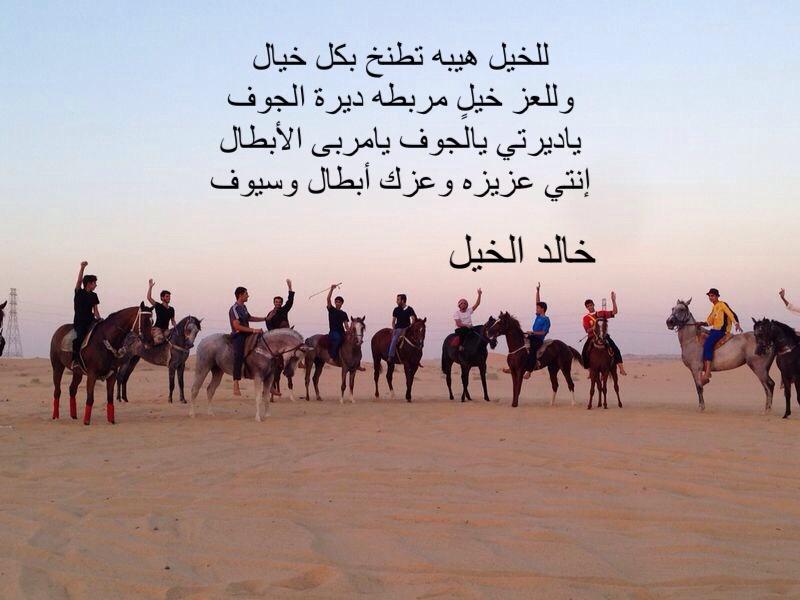 شعر وصف الفرس