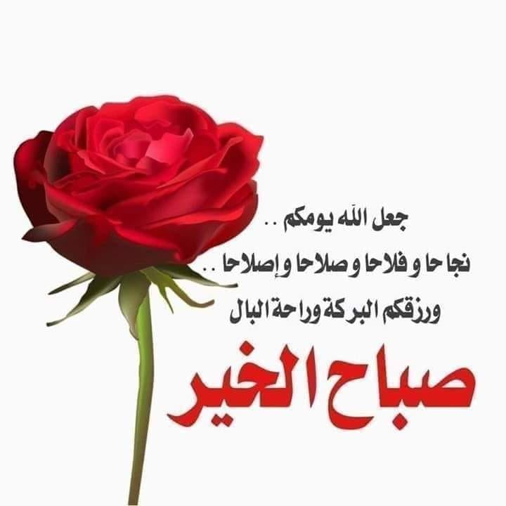 صباح الورد والحب