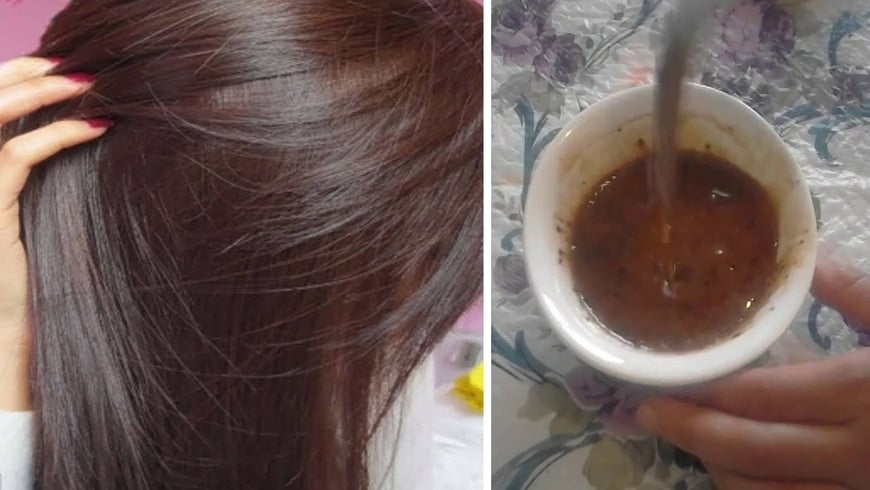 صبغات شعر طبيعية بدون حناء بني فاتح