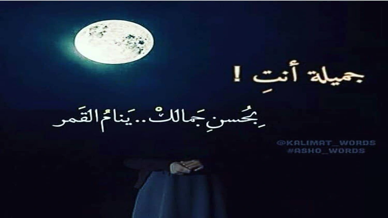 صورة عبارات انتي قمر