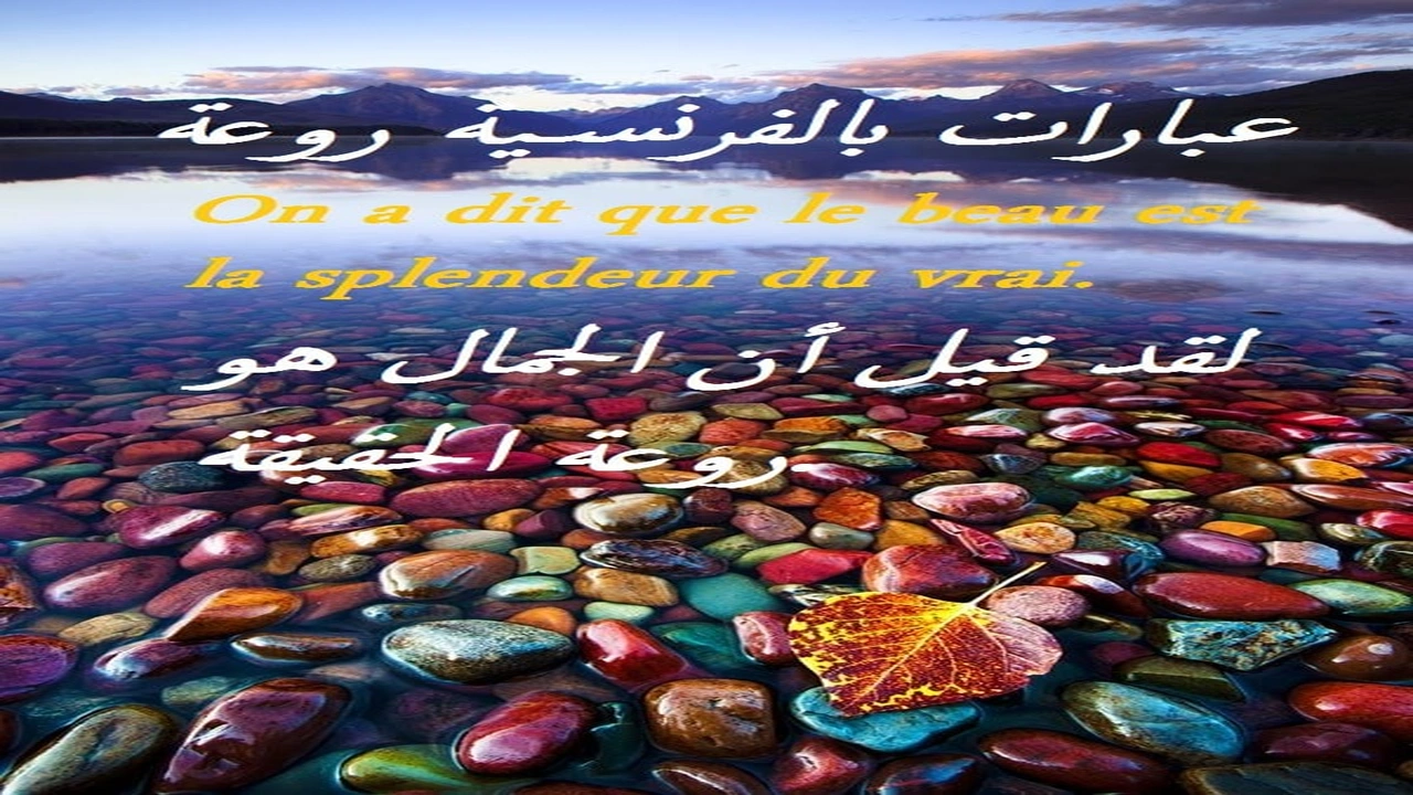 صورة عبارات بالفرنسية روعة