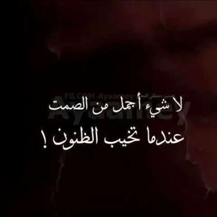 عبارات عن الشخص الصامت