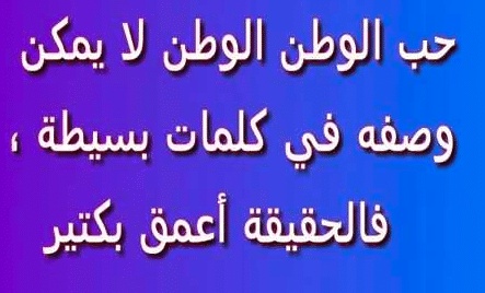 عبارات عن حب الوطن