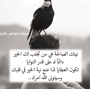 عبارات عن طيب النيه