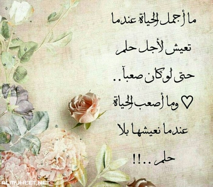 عبارات فخمة عن الحياة