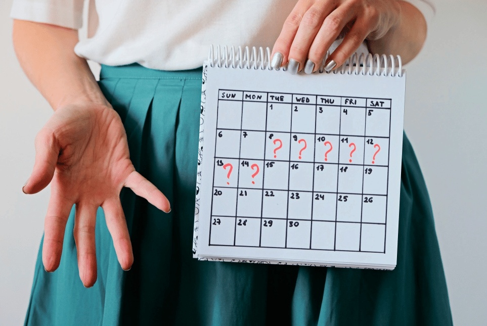 علامات الحمل مع نزول الدورة الشهرية