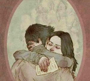 غزل عن العناق