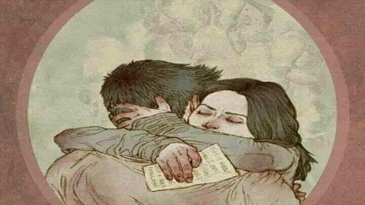 صورة غزل عن العناق