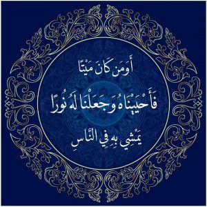 فوائد الآية أومن كان مَيْتًا فأحييناه