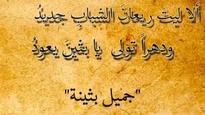 قصائد جميل بن معمر