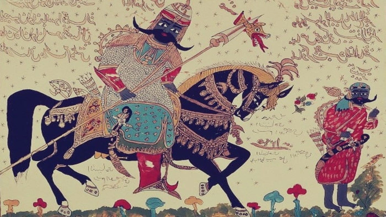 صورة قصائد عنترة بن شداد