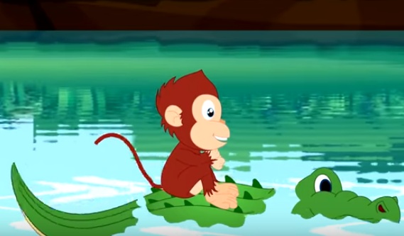 قصة التمساح والقرد