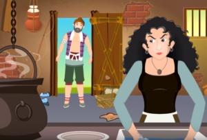 قصص اطفال بالصور : قصة الصياد وزوجته