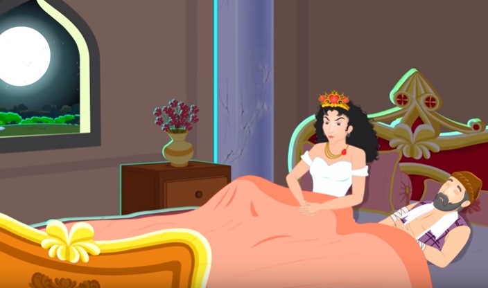 قصص اطفال بالصور : قصة الصياد وزوجته