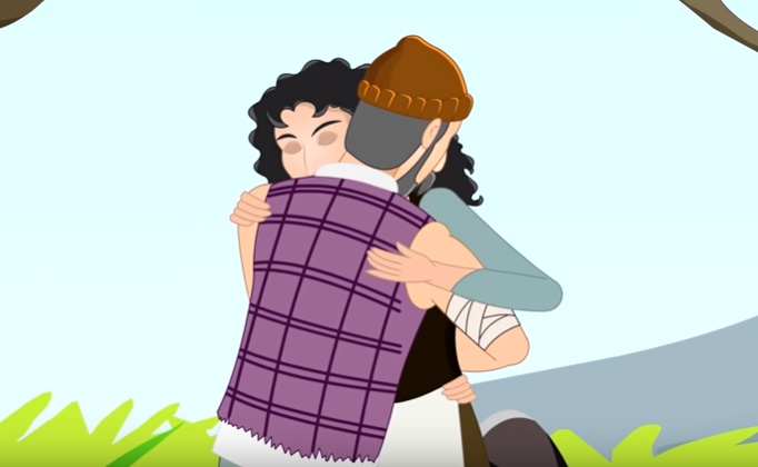 قصص اطفال بالصور : قصة الصياد وزوجته