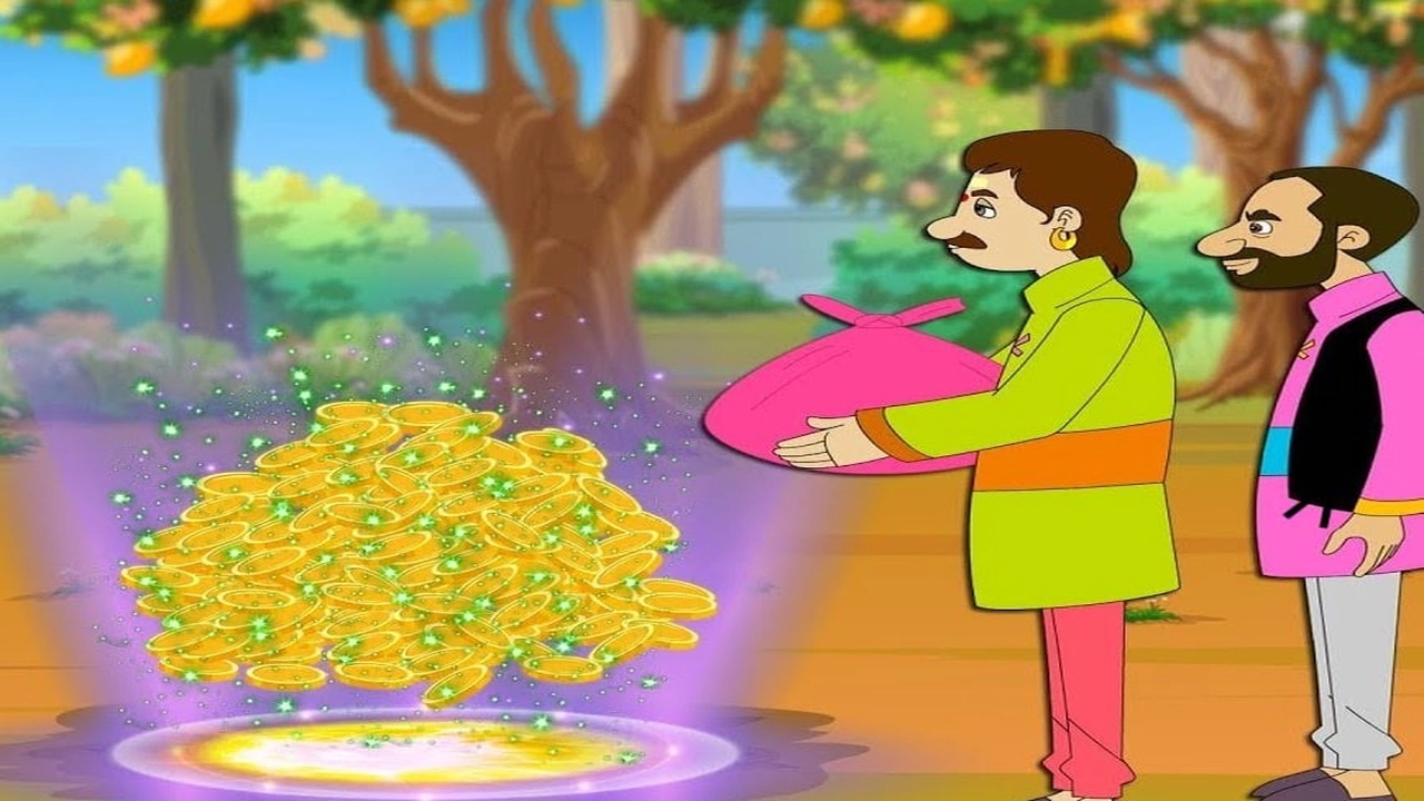 صورة قصص اطفال جديدة : قصة كنز الذهب و الجدة