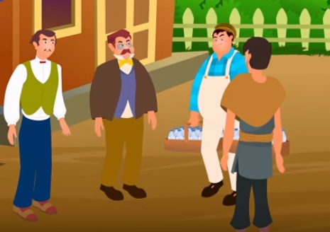 قصص اطفال قبل النوم عمر 4 سنوات : قصة البائع الطماع