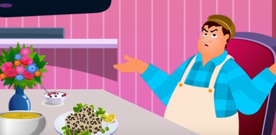 قصص اطفال قبل النوم عمر 4 سنوات : قصة البائع الطماع