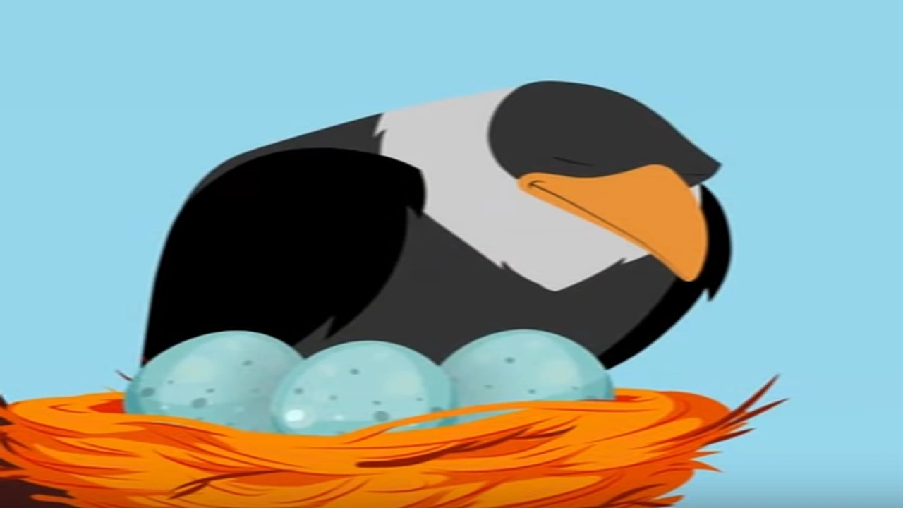 صورة قصص اطفال قصيرة بالصور : قصة الغراب والثعبان