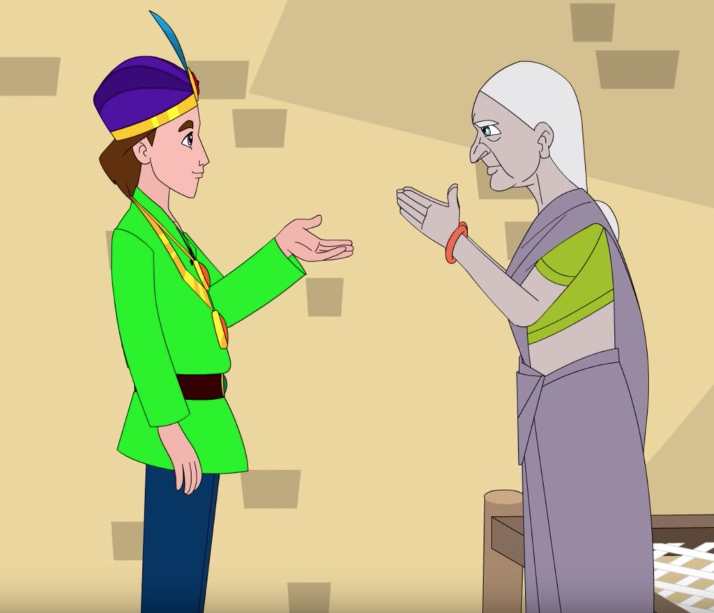 قصص اطفال قصيرة بالصور : قصة الملك و السمكات السبع