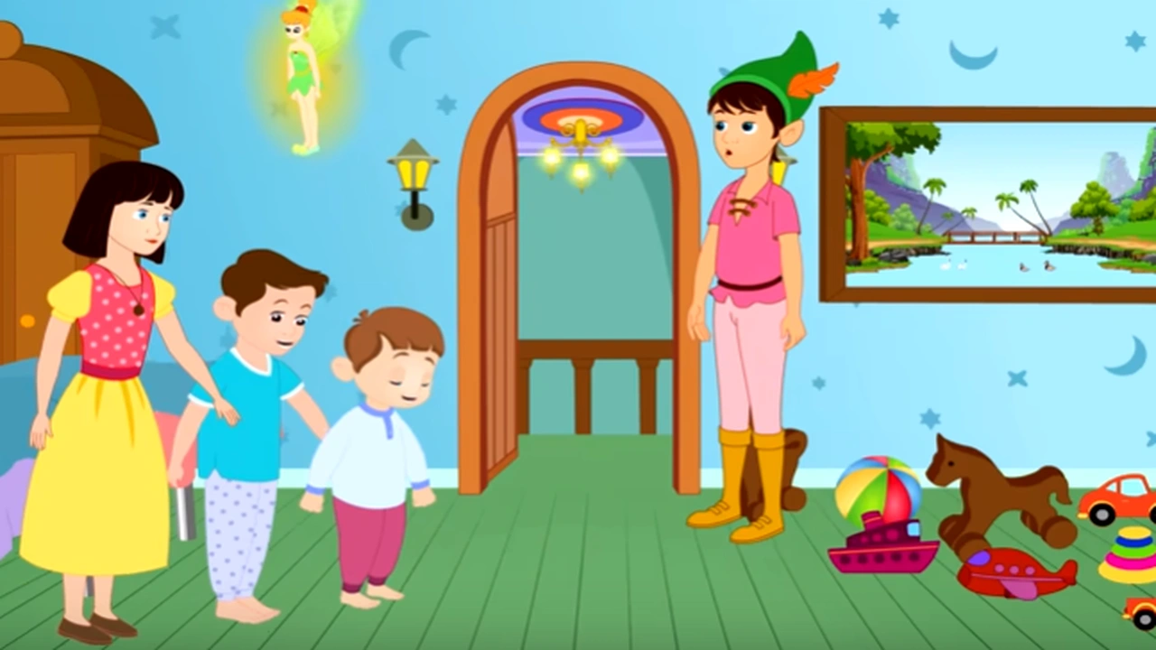 صورة قصص اطفال قصيرة بالصور : قصة بيتر بان