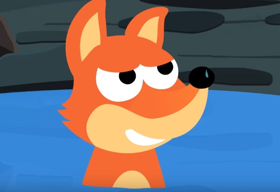 قصص اطفال قصيرة جدا ومفيدة بالصور : الثعلب الجائع البطة الذكية