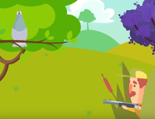 قصص اطفال قصيرة جدا ومفيدة بالصور : الحمامة والنملة