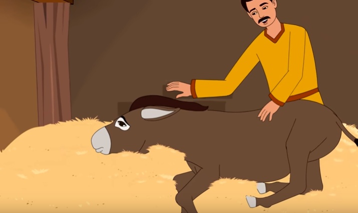 قصص اطفال للنوم : قصة جزاء الحمار الكسول
