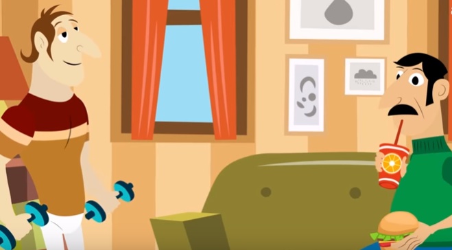 قصص اطفال هادفة بالصور : المزارع وولداه الكسولان