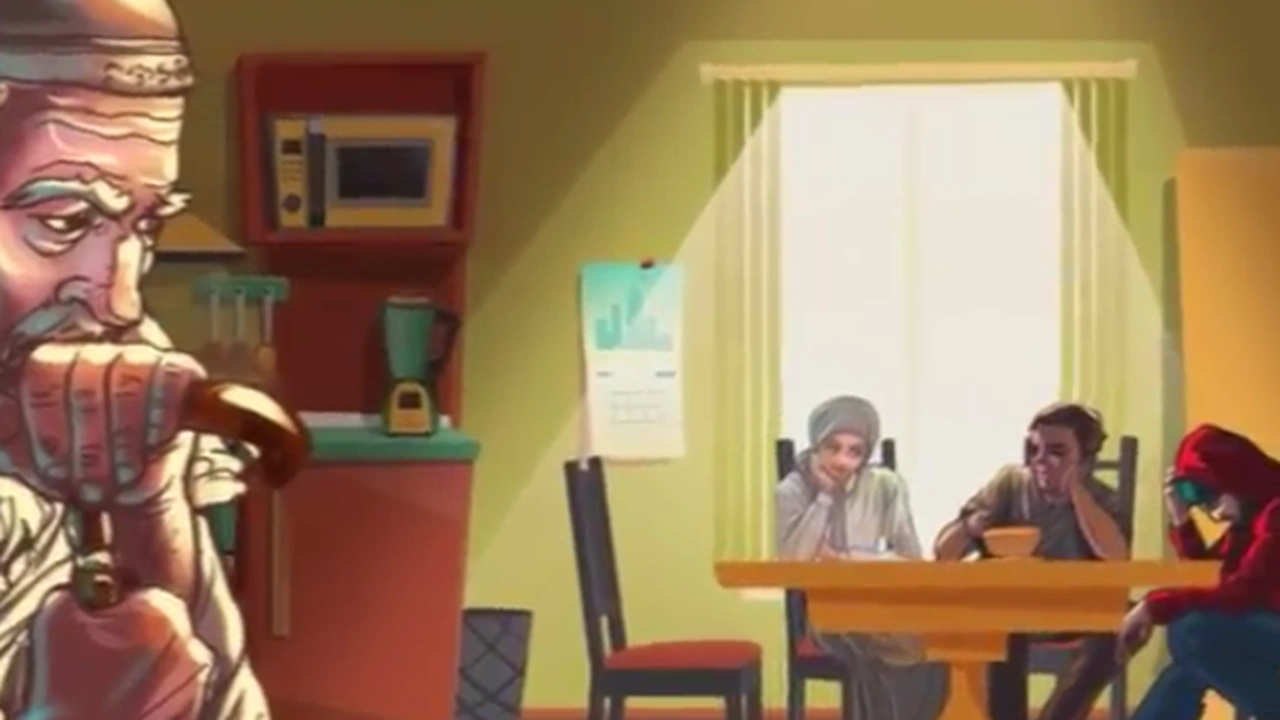 صورة قصص عن الامل والنجاح : كيف إستطاع هذا الاب الذكي أن يوجه مسار أبنائه من الشقاء الى الراحة