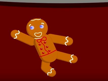 قصص مصورة للاطفال قبل النوم عمر 3 سنوات : قصة رجل كعك الزنجبيل 