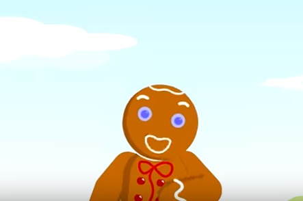 قصص مصورة للاطفال قبل النوم عمر 3 سنوات : قصة رجل كعك الزنجبيل 