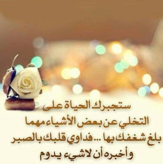 كلام يريح القلب الحزين