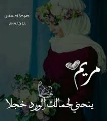 كلمات جميلة عن مريم