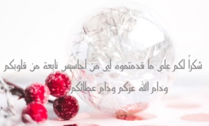كلمات شكر لصديق غالي